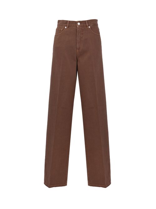 Pantalone Dora in bull di cotone Nine in the morning | 9SS26 DAA10MOCHA